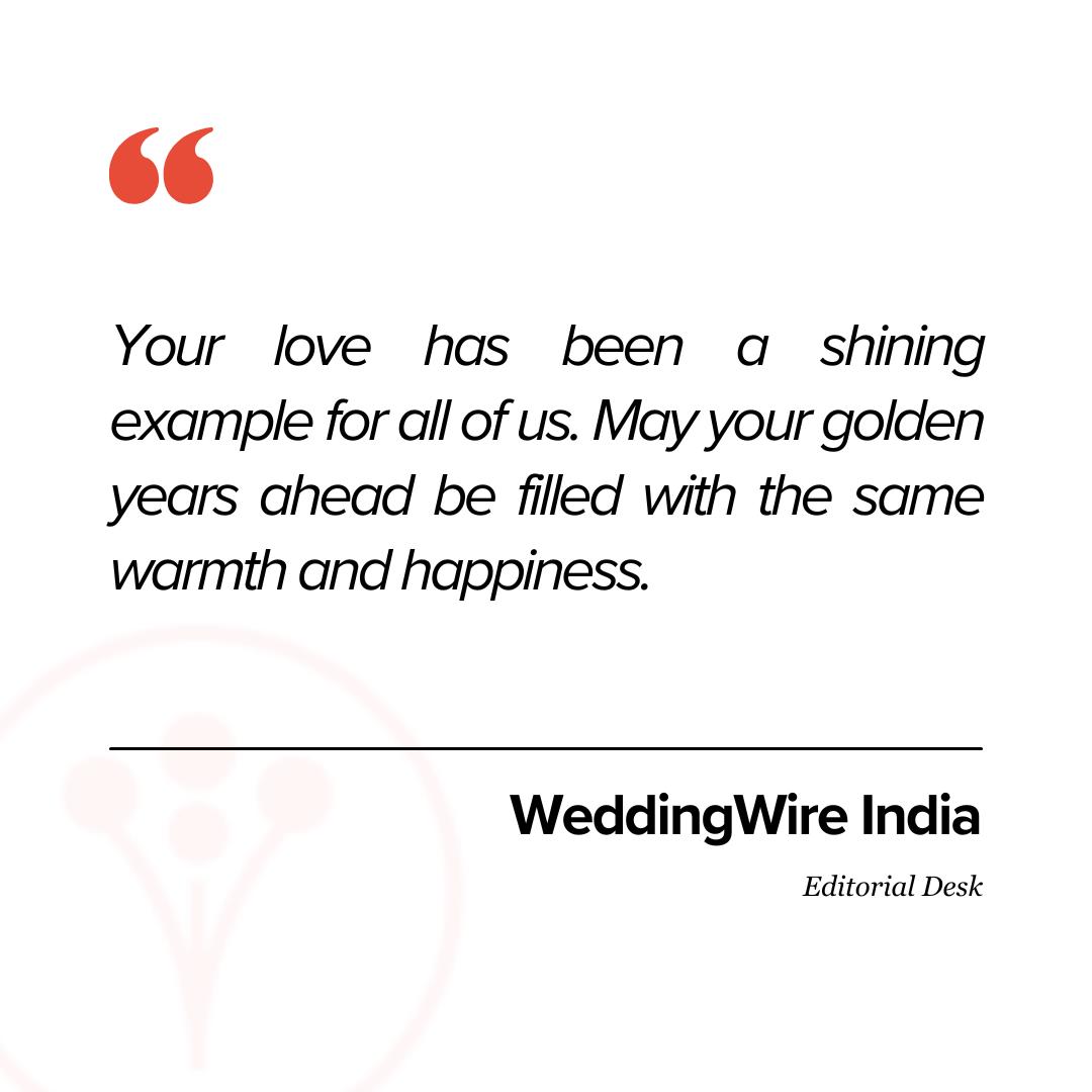 50th Wedding Anniversary Wishes for Uncle and Aunt