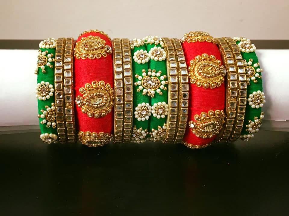 silk thread bangles 