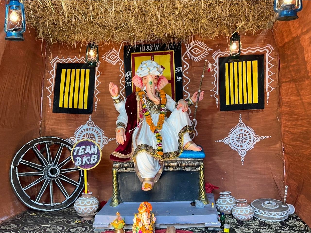 Ganesh Chaturthi Stage Decoration