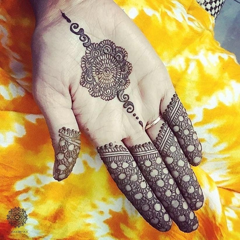 Finger design hit like ❤️ if u like it 👍 @mehendi_4u 👈 Follow for more  mehendi pics & videos 👈👈👍💕 . Credit : @atlantahennastudio Tag… |  Instagram