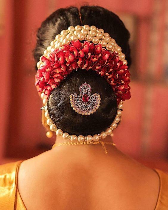 Hair jewellery south on sale indian bride