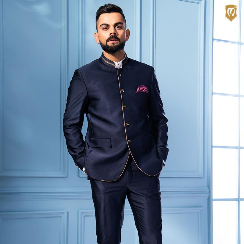 Manyavar Mohey on Instagram: “These elegant sherwanis from the  #ViratCollection add the right amou… | Wedding dresses men indian, Indian groom  wear, Groom dress men