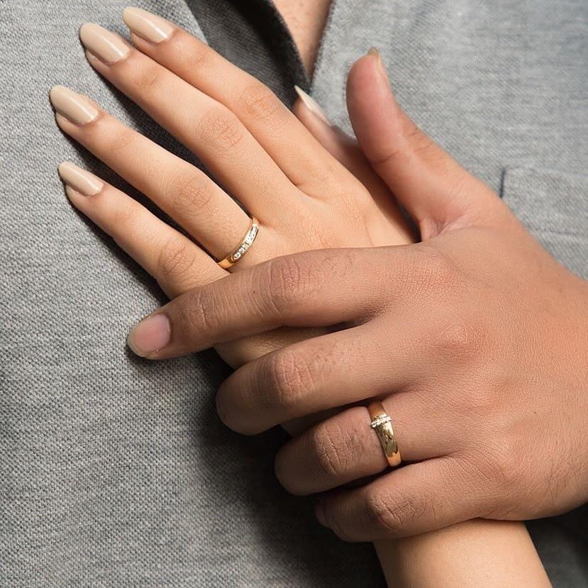Minimalist Couple Ring Set – Sale Vulani