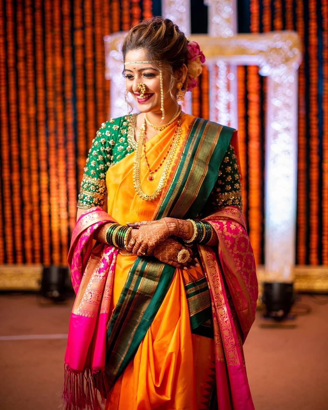 How to Wear Nauvari Saree - Get Traditional Marathmoli Look in Simple Steps