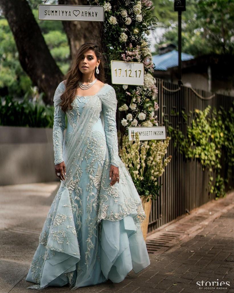 Gray Designer Heavy Embroidered Net Wedding & Bridal Lehenga | Saira's  Boutique