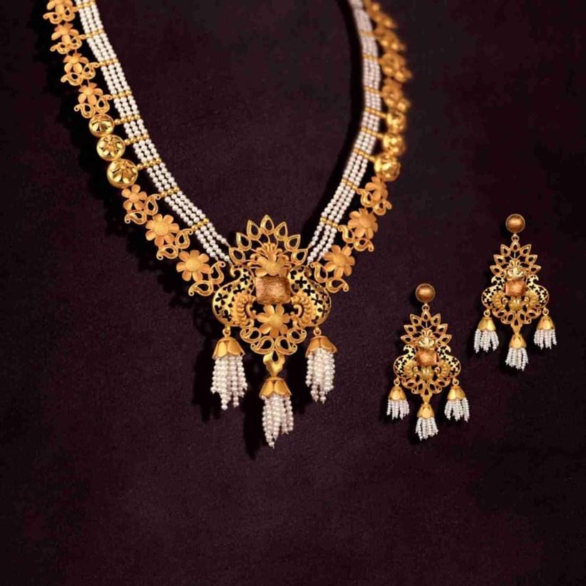 Gold light weight on sale jewellery designs