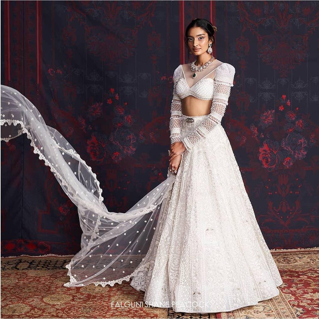 White lace blouse - ShaadiWish