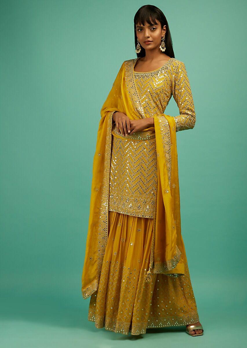 Simple discount sharara suits