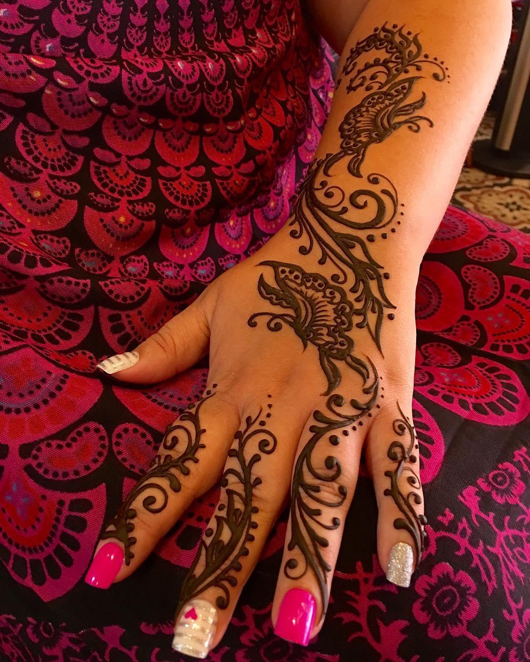 beautiful unique butterfly mehndi design ||latest mehndi design.. - YouTube