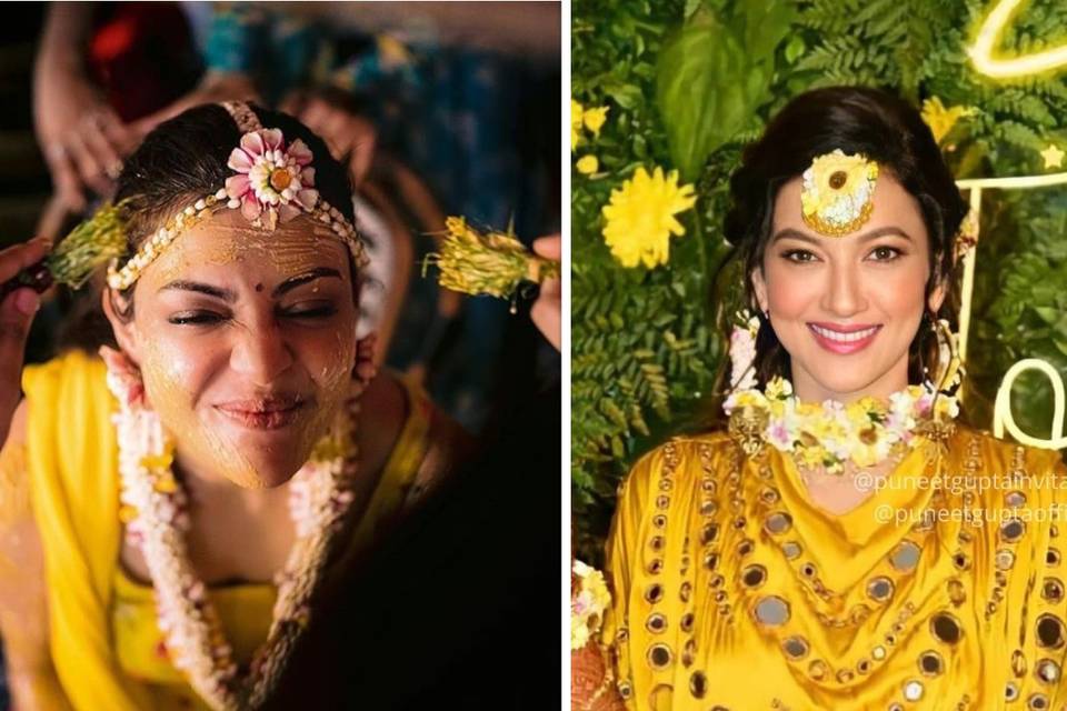 celebs in floral-jewellery-for-haldi