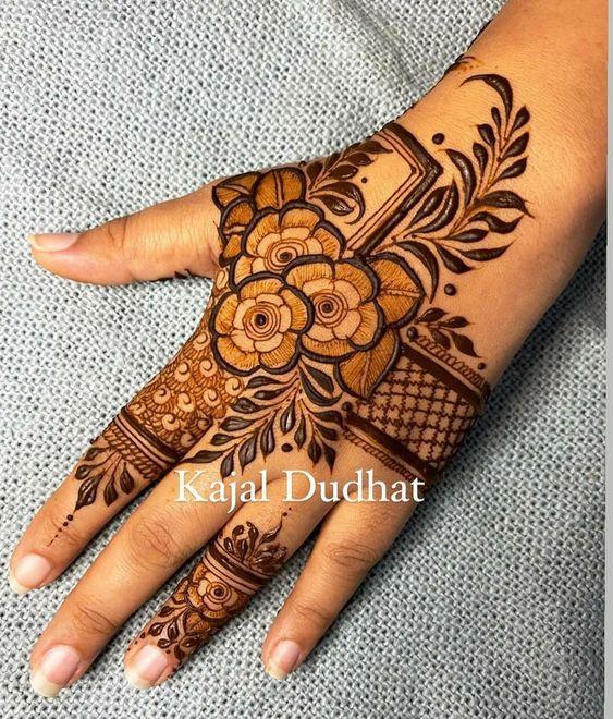 Mehndi Designs By Maryam - New & Simple Half Hand Mehndi Design Design #  500 Like Our Page....... | Facebook