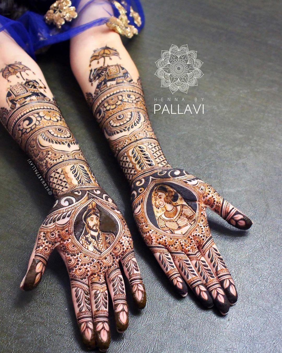 New Full hand Mehndi Design for Marriage