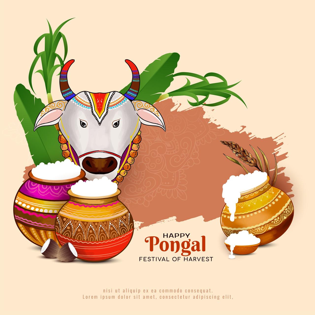 pongal wishes card