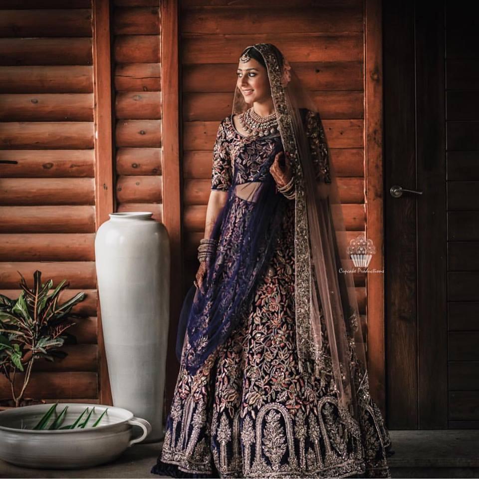 Wedding clearance lehenga blue