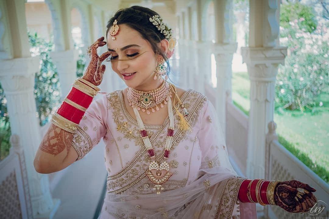 Isha Ambani in beautiful Lenhga & Jewellery designed by Manish Malhotra for  Radhika-Anant Pre Wedding Jamnagar Day 3 : r/BollywoodFashion