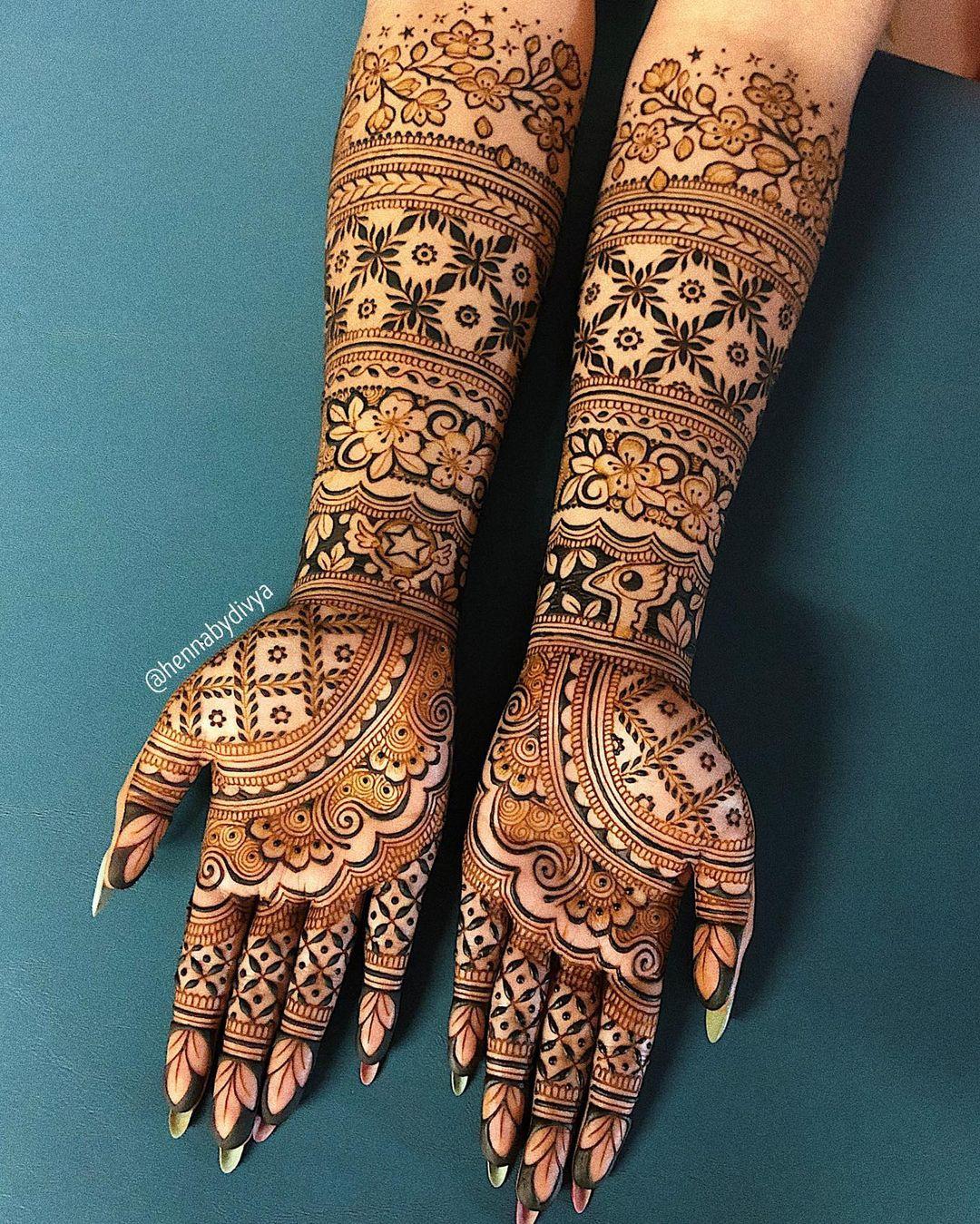 Latest 50 Karwa Chauth Mehndi Designs For Hands - Tips and Beauty-sonthuy.vn
