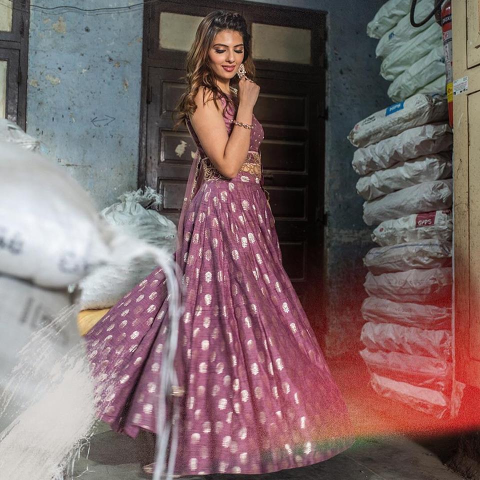 1945 dress on rent in mumbai the stylease mauve
