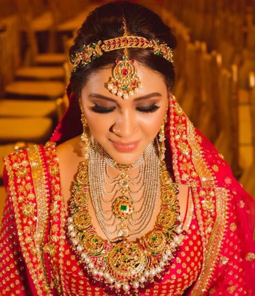 Bridal gold jewellery on sale set with price