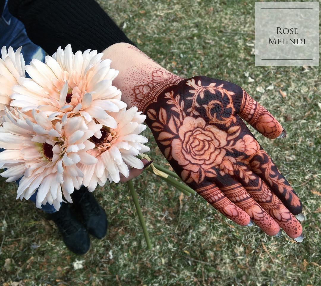 70 Latest Rose Mehndi Designs Of 2018 || Simple Rose Mehndi Images To  Inspire You | Mehndi designs for fingers, Rose mehndi designs, Mehndi  designs feet