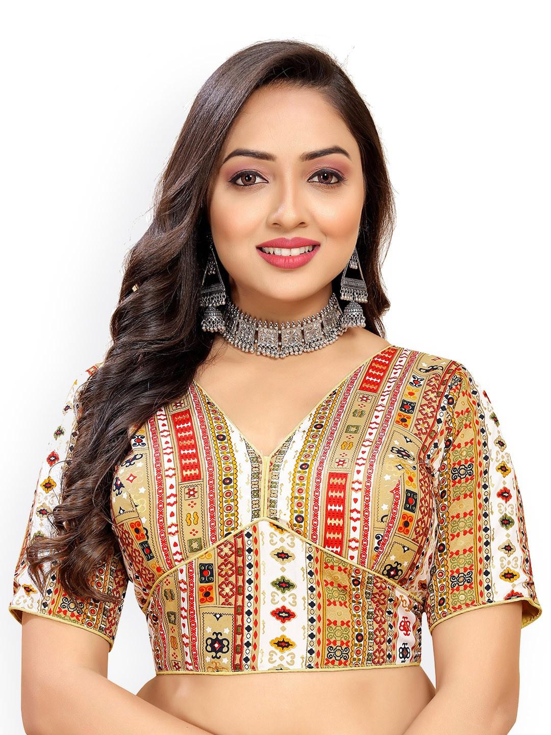 Cotton Saree Blouse Designs