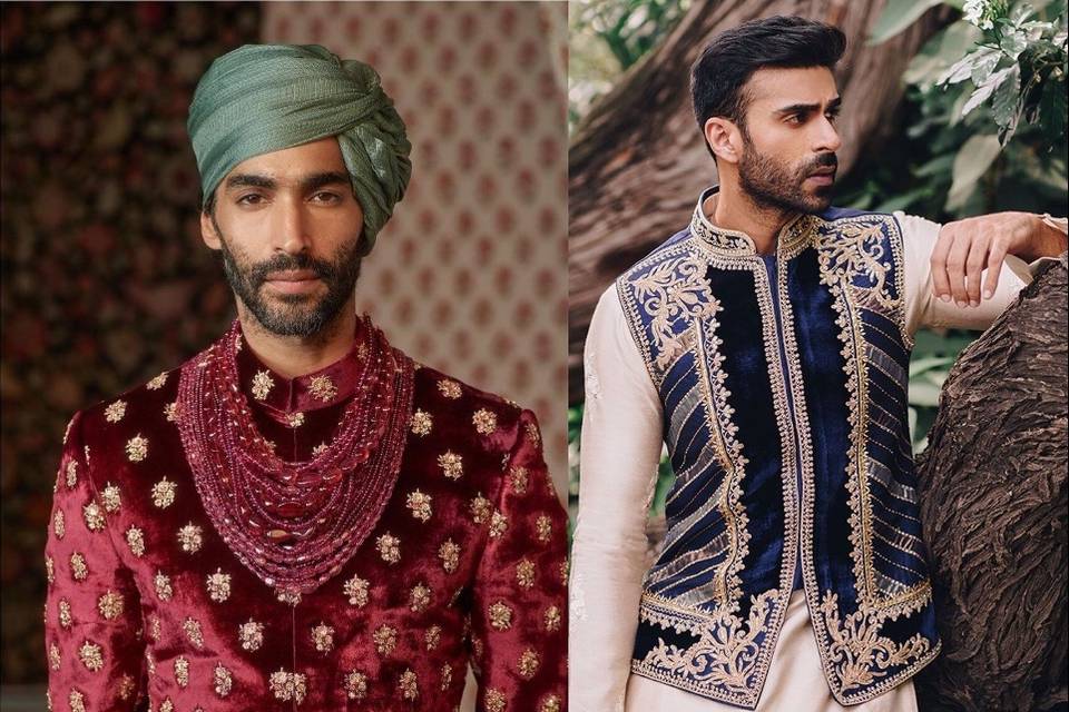 Groom sherwani clearance ideas