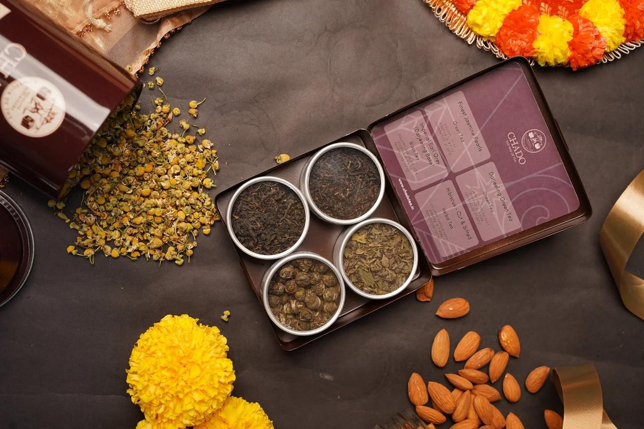 Assorted Set Of Teas as Janeu gift