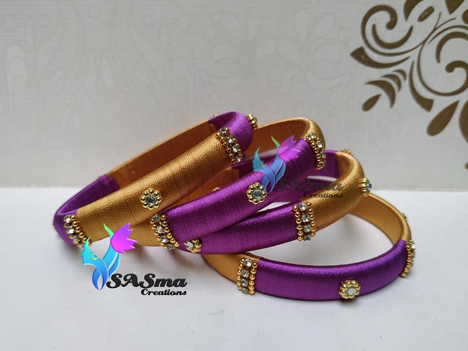 Latest Silk Thread Bangles Ideas To Enhance Your Bridal Look