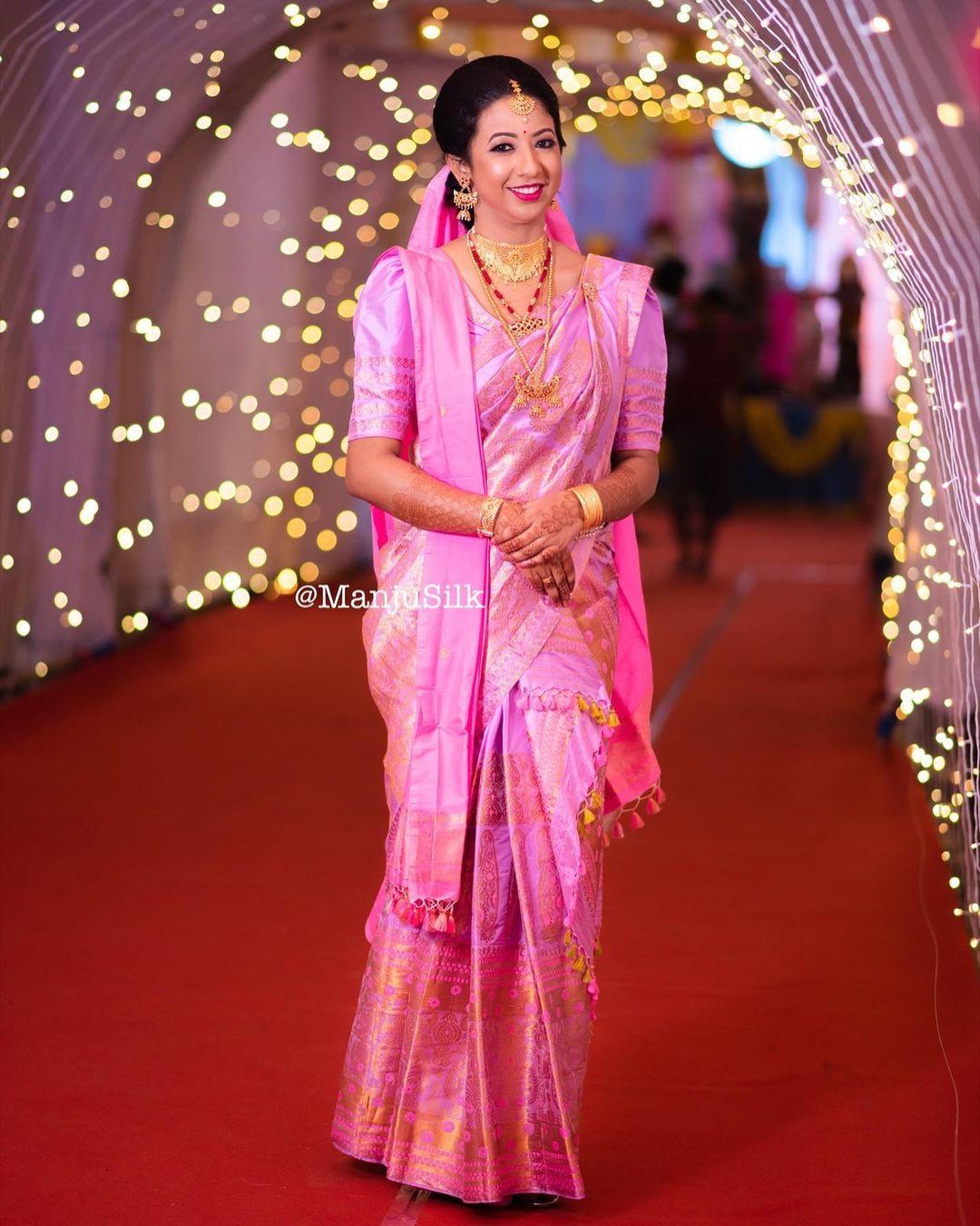 Latest Mekhela Chadar Designs for the Brides Her Bridesmaids