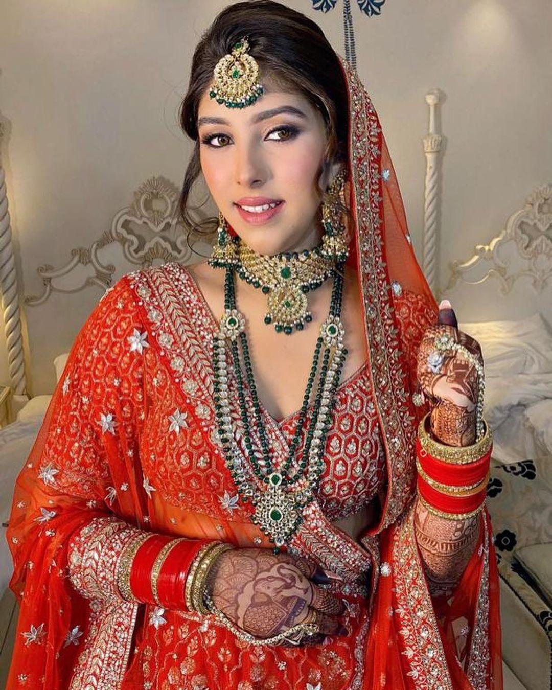 Different bridal makeup look by ojas rajani