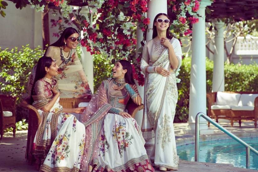 Celebrities who wore Sabyasachi Mukherjee bridal lehenga or saree on their  wedding – Eximious