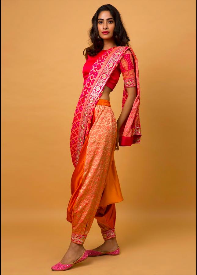 Look Bold And Unique Wearing A Dhoti Saree This Wedding Season! – Shopzters