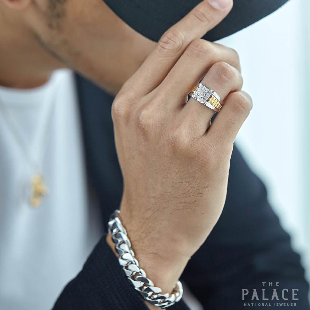 1/2 Carat Men's Diamond Wedding Band Ring in Gold – FINEROCK