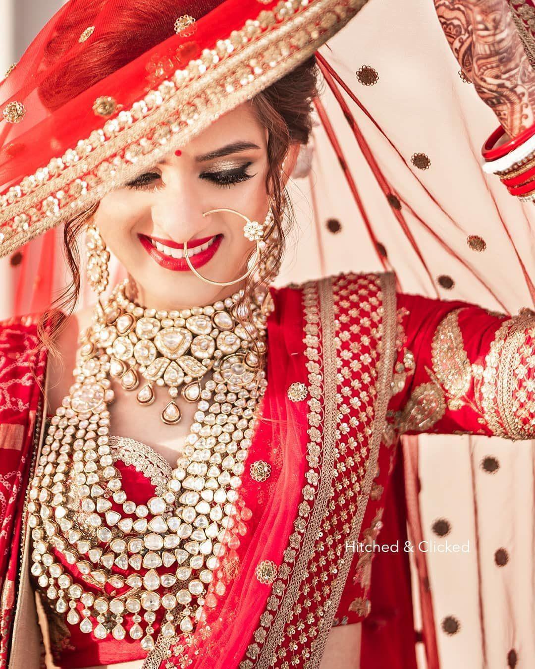 Our Gorgeous Bride is wearing our stunning Jaipuri kundan jewellery, Which  is complementing her beauty. It's such a joy to see someone… | Instagram