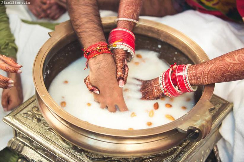 Indian Couple Playing Ring Fishing Game in Wedding Ceremony of India Stock  Photo - Image of indian, game: 232358494