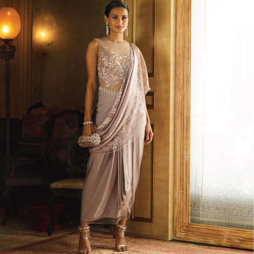 Bridesmaid Edition: How To Rock A Nine Yards Saree For Your BFF's Wedding?  | WeddingBazaar