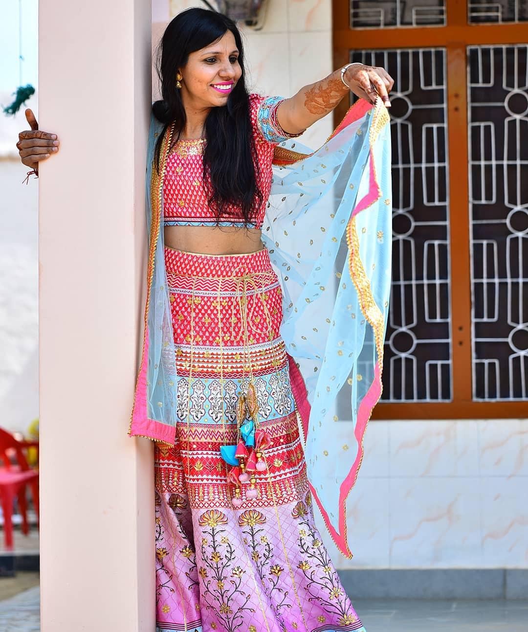 Kathiyawadi hot sale lehenga choli