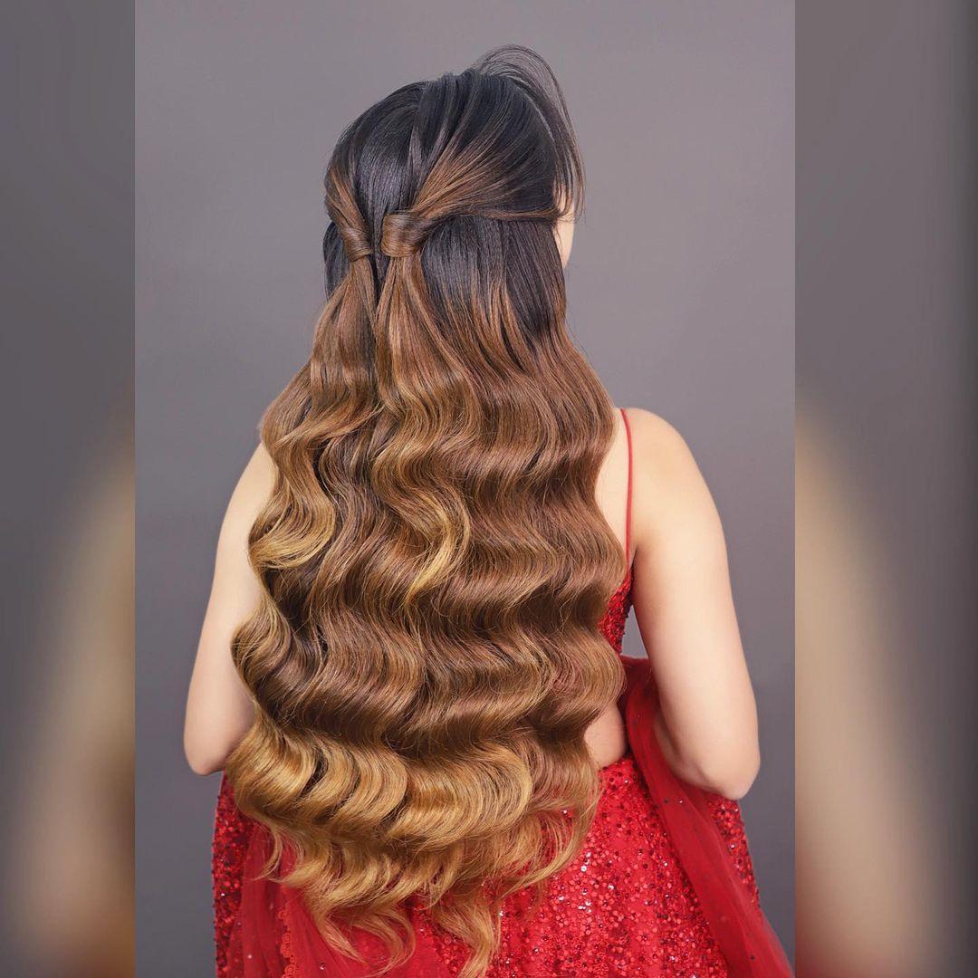 Nandini 2022 Trending south style bridal Fancy choti for instant ready to  wedding party function Hair Extension : Amazon.in: Beauty