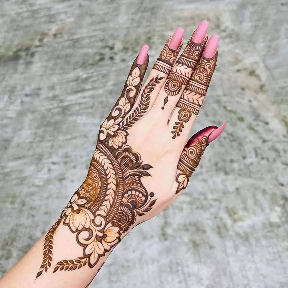 easy henna design