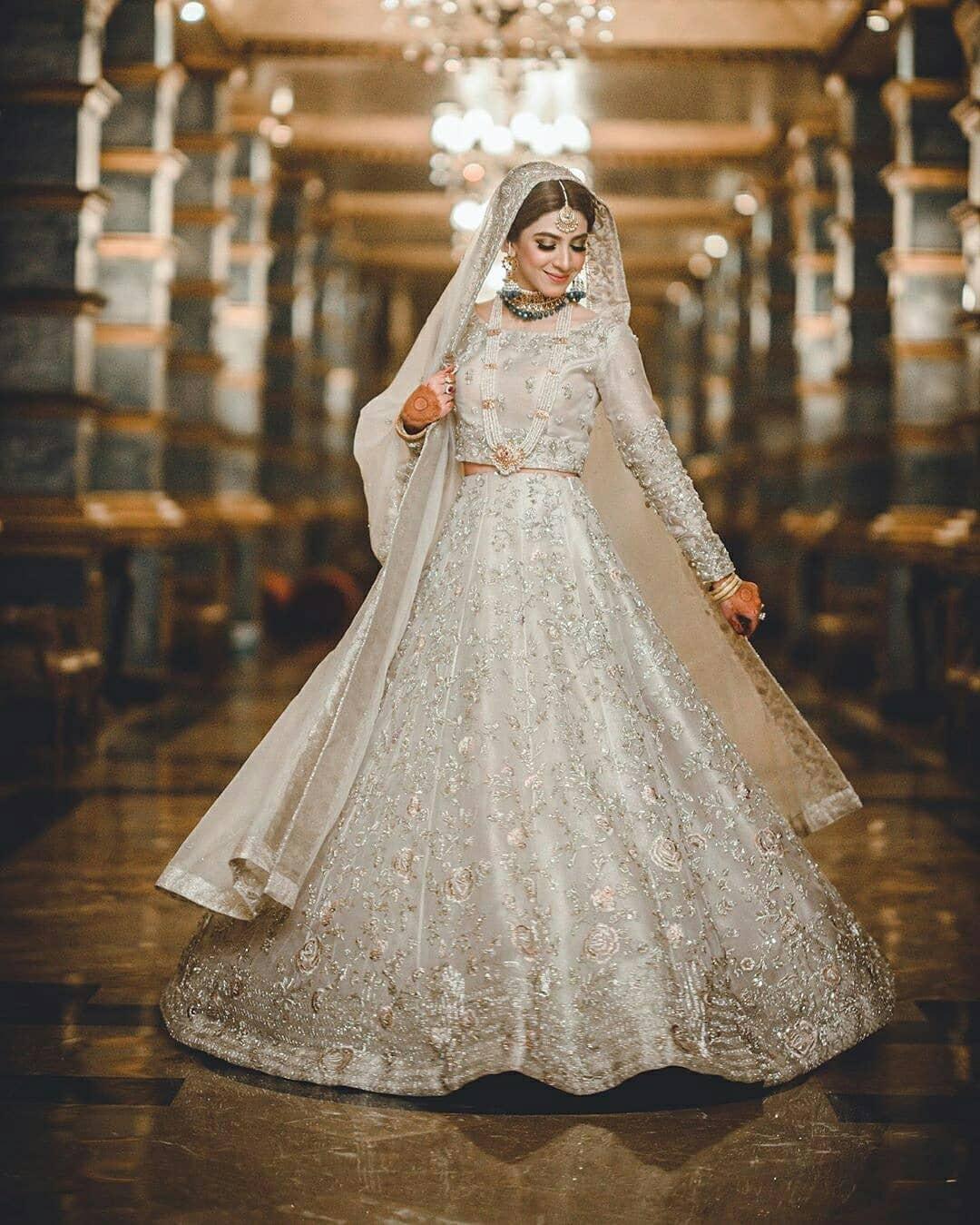 Aiman Khan Bridal Lehenga for Walima Riyadh Saudi Arabia Arabic Erum Khan  Bridal Dresses UK USA
