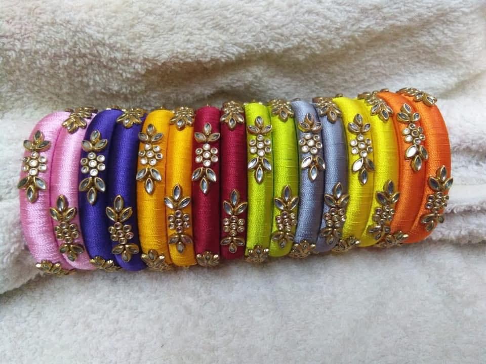 silk thread bangles 