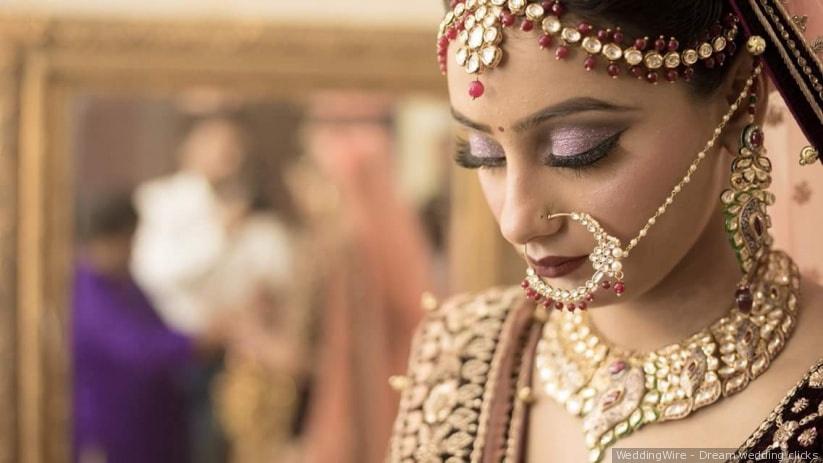 Garhwali nath | Bridal nose ring, Beautiful bridal jewelry, Gold bridal  necklace