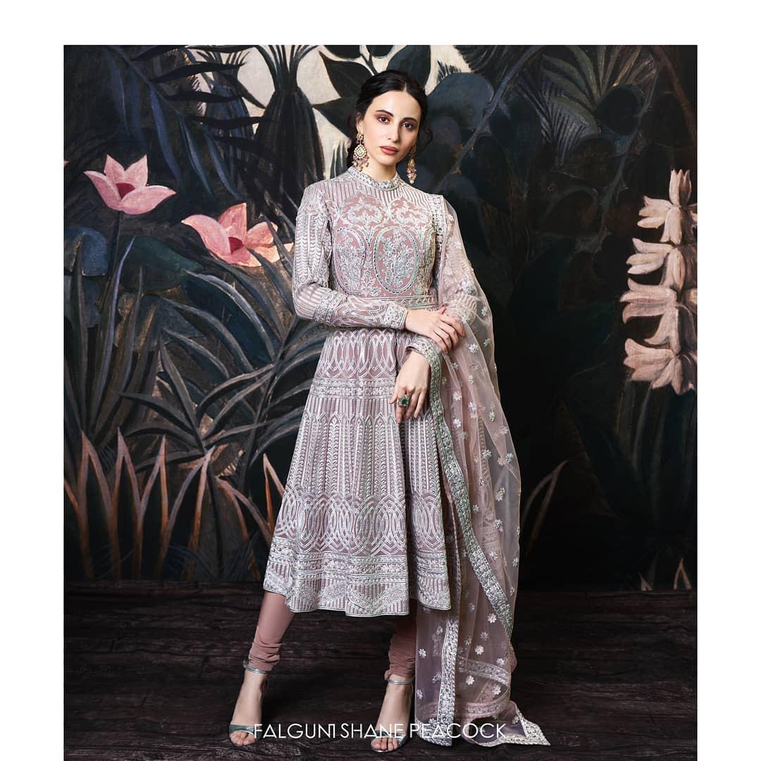 Anarkali Bridal Dresses Online | Petal Anarkali Dress Short