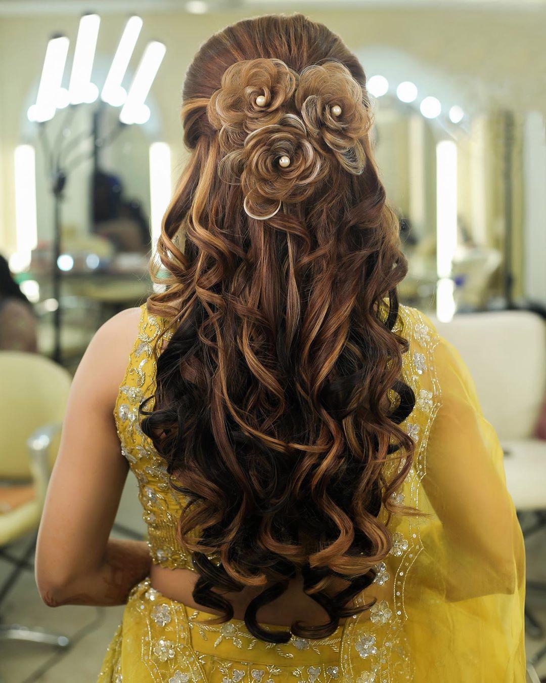 Beautiful curly hair style full video uploaded on my YouTube channel ”  Hairstyle by RJ”#wedding #fyp #hair #happybirthday | Instagram