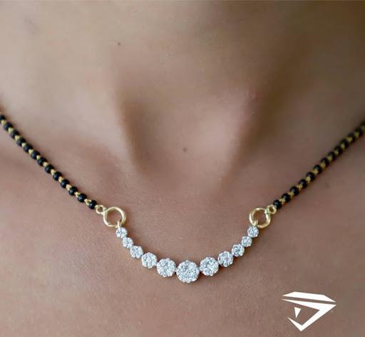 Latest simple hot sale mangalsutra design