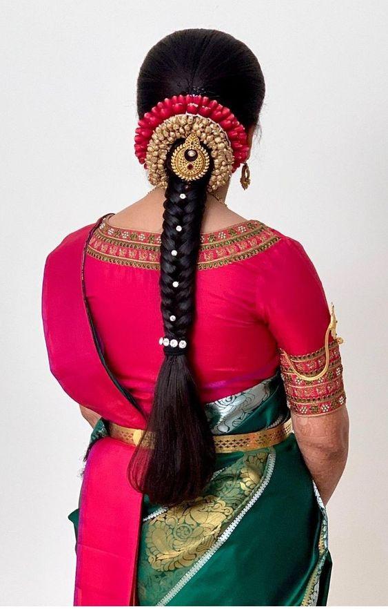 20 Poola Jada Hairstyles: Traditional yet Trendy