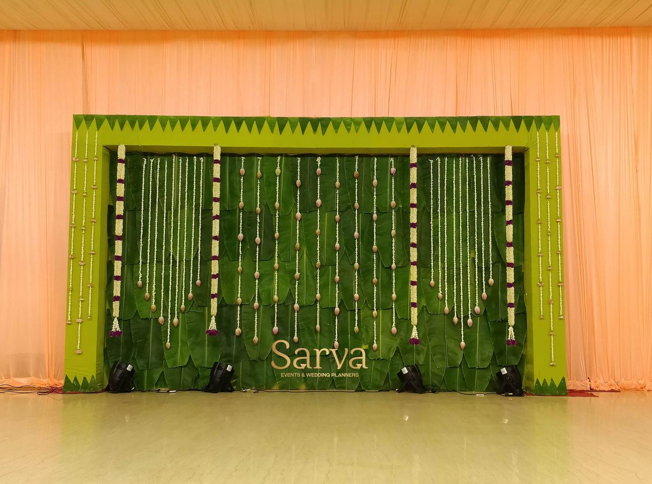 All Green Thread Ceremony Background