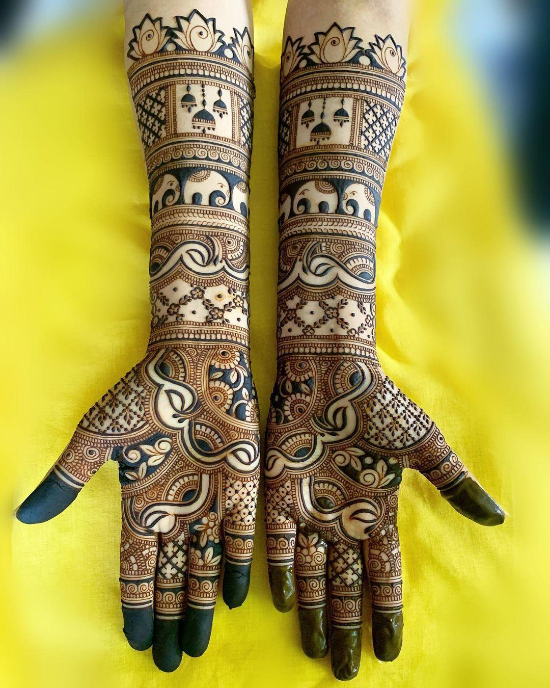 Full Hand Mehndi Design Service at best price in Hyderabad | ID: 19303664512-sonthuy.vn