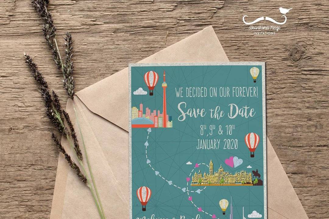 Save the Date Ideas for Destination Weddings