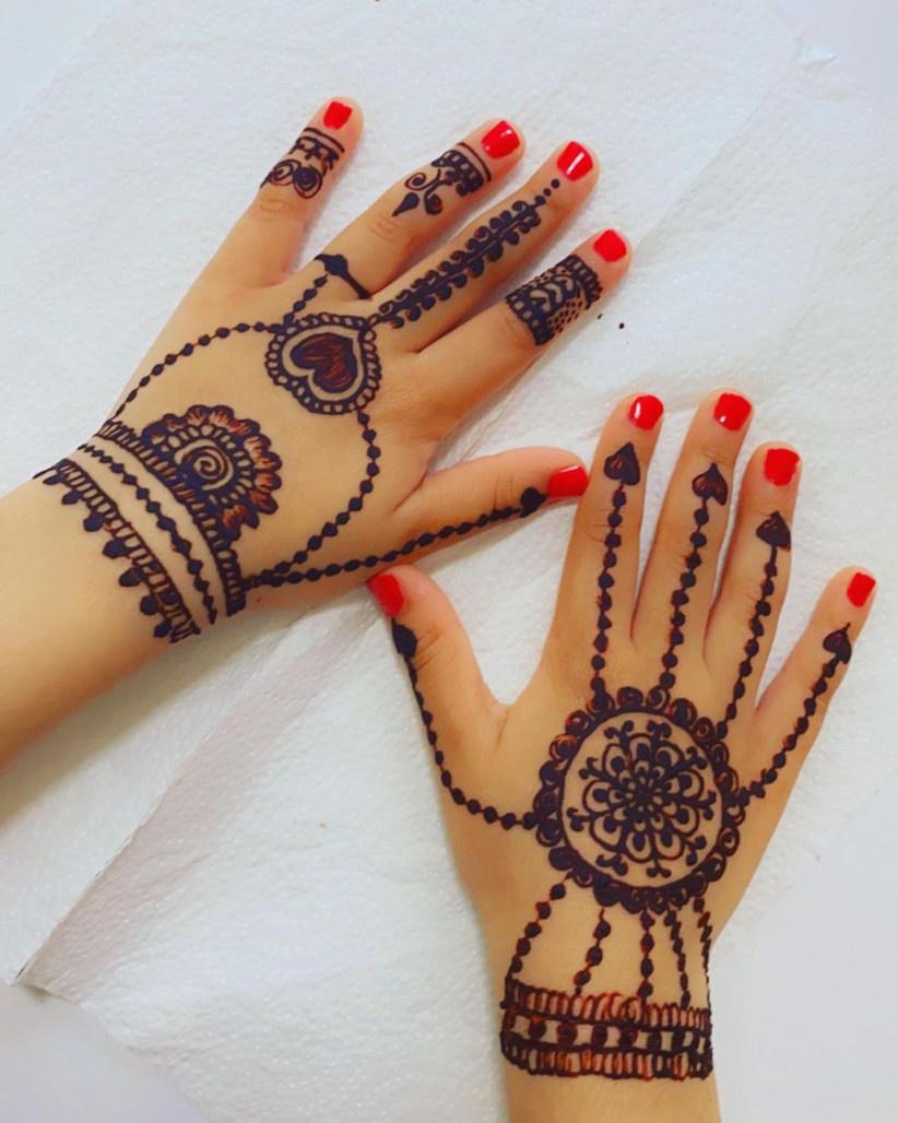 29+ Easy Mehndi Designs for Kids that Melt Hearts