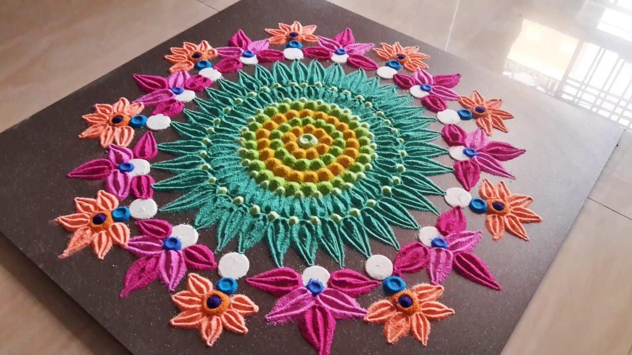 Creative rangoli designs by RanuArt 